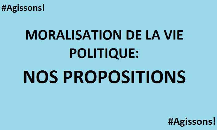 moralisation de la vie politique